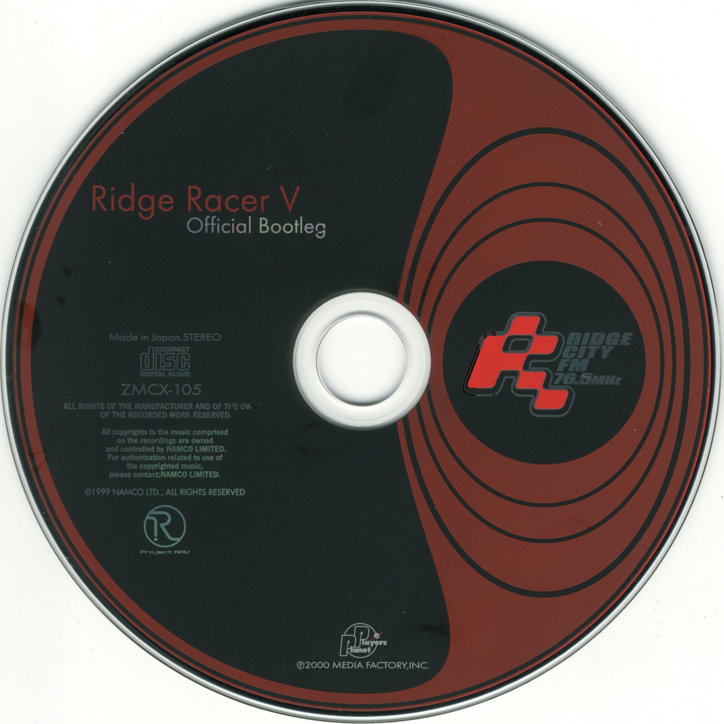 RIDGE RACER V Official Bootleg with DVD (2000) MP3 - Download 